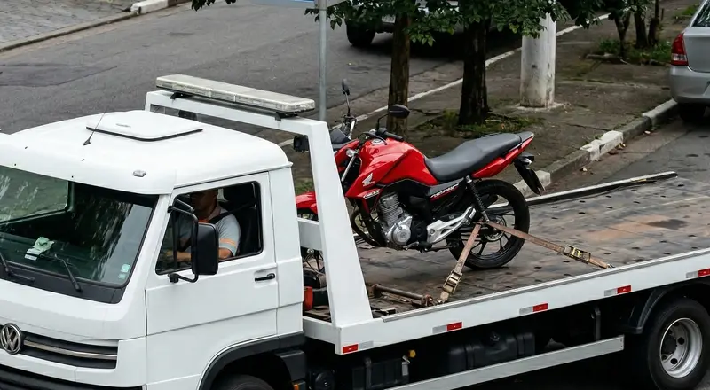 Reboque de moto em Poços de Caldas – guincho especializado para motocicletas